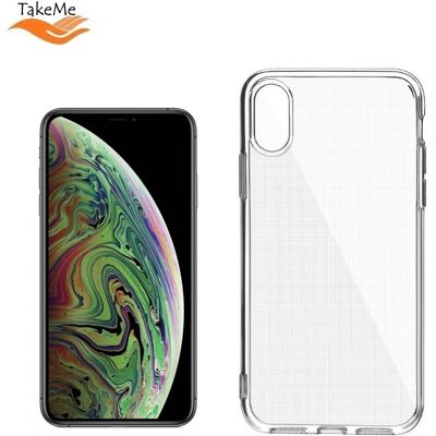 iLike Apple iPhone XS MAX étui en silicone (Apple iPhone XS Max), Coque pour téléphone portable, Transparent - Publicité iLike Apple iPhone XS MAX étui en silicone (Apple iPhone XS Max), Coque pour téléphone portable, Transparent - Publicité