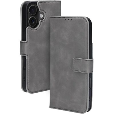 Mobiparts Classic Wallet Case Apple iPhone 16 Granite Grey (MagSafe Compatible) (Apple iPhone 16), Coque pour téléphone portable, Gris - Publicité Mobiparts Classic Wallet Case Apple iPhone 16 Granite Grey (MagSafe Compatible) (Apple iPhone 16), Coque pour téléphone portable, Gris - Publicité