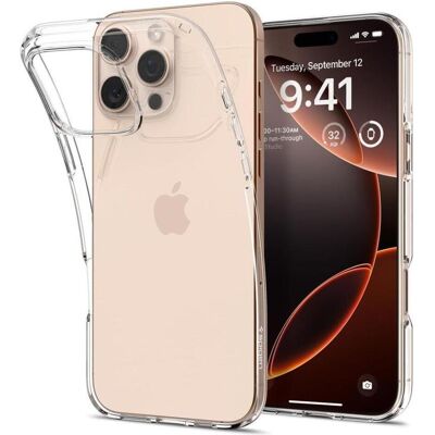 Spigen Liquid Crystal (Apple iPhone 16 Pro Max), Coque pour téléphone portable, Transparent - Publicité Spigen Liquid Crystal (Apple iPhone 16 Pro Max), Coque pour téléphone portable, Transparent - Publicité