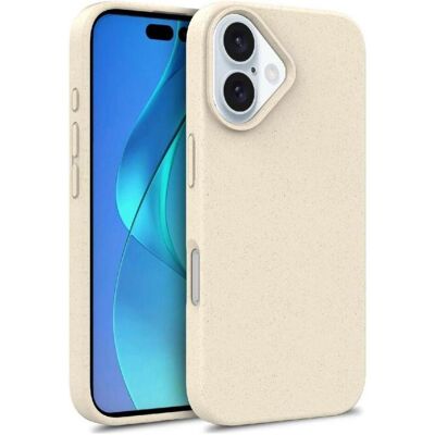 Hurtel Étui Wheat Shell pour iPhone 16 Pro Max - Beige - Coque - Publicité Hurtel Étui Wheat Shell pour iPhone 16 Pro Max - Beige - Coque - Publicité