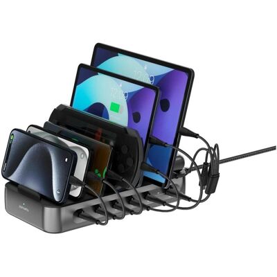 4smarts - 541805 - 6 ports - 100W - Station de charge - Publicité 4smarts - 541805 - 6 ports - 100W - Station de charge - Publicité