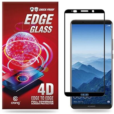 Crong Edge Glass Protecteur d'écran en Verre 9H Adhésif Complet Huawei Mate 10 - Publicité Crong Edge Glass Protecteur d'écran en Verre 9H Adhésif Complet Huawei Mate 10 - Publicité