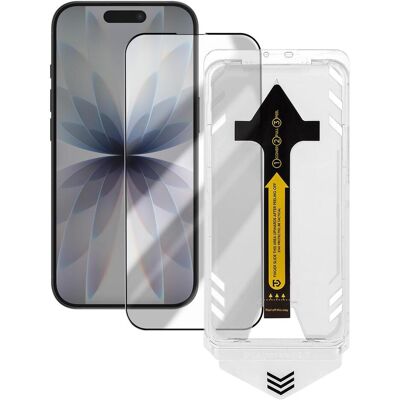Tactical Verre de protection - Impact Barrier for Rookies pour Apple iPhone 16 Pro (1 pcs, Apple iPhone 16 Pro, Apple iPhone 17), Téléphone portable : film de protection, Transparent, Noir - Publicité Tactical Verre de protection - Impact Barrier for Rookies pour Apple iPhone 16 Pro (1 pcs, Apple iPhone 16 Pro, Apple iPhone 17), Téléphone portable : film de protection, Transparent, Noir - Publicité