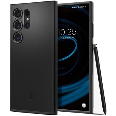 Spigen Thin Fit (Samsung Galaxy S24 Ultra), Coque pour téléphone portable, Noir - Publicité Spigen Thin Fit (Samsung Galaxy S24 Ultra), Coque pour téléphone portable, Noir - Publicité