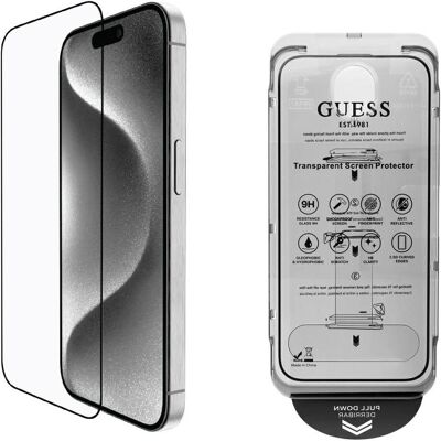 Guess Or Strass 2-en-1 Protecteur d'écran et Objectif pour iPhone 16 Pro Max - Publicité Guess Or Strass 2-en-1 Protecteur d'écran et Objectif pour iPhone 16 Pro Max - Publicité