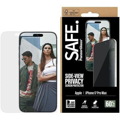 PanzerGlass Safe. (1 pcs, Apple iPhone 17 Pro Max), Téléphone portable : film de protection, Transparent - Publicité PanzerGlass Safe. (1 pcs, Apple iPhone 17 Pro Max), Téléphone portable : film de protection, Transparent - Publicité