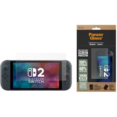 PanzerGlass ® Protecteur d'écran anti-lumière bleue Nintendo Switch 2 - Ultra-Wide Fit - Publicité PanzerGlass ® Protecteur d'écran anti-lumière bleue Nintendo Switch 2 - Ultra-Wide Fit - Publicité