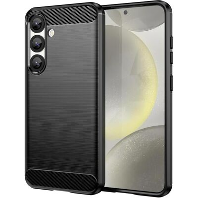 Hurtel Carbon Case Flexibles Silikon für Samsung Galaxy M16 5G - Schwarz (Samsung Galaxy A16 5G), Coque pour téléphone portable, Noir - Publicité Hurtel Carbon Case Flexibles Silikon für Samsung Galaxy M16 5G - Schwarz (Samsung Galaxy A16 5G), Coque pour téléphone portable, Noir - Publicité