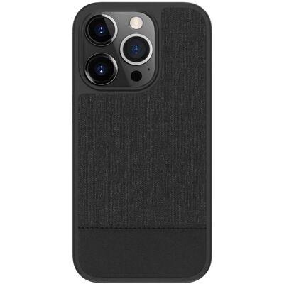 iLike iPhone 14 Pro Max Coque arrière en cuir plastique (Apple iPhone 14 Pro Max), Coque pour téléphone portable, Noir - Publicité iLike iPhone 14 Pro Max Coque arrière en cuir plastique (Apple iPhone 14 Pro Max), Coque pour téléphone portable, Noir - Publicité