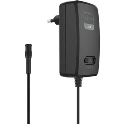 Velleman ALIMENTATION COMPACTE À DÉCOUPAGE AVEC SORTIE RÉGLABLE - 5 À 12 VCC - 42 W - 3.5 A max., Chargeur universel - Publicité Velleman ALIMENTATION COMPACTE À DÉCOUPAGE AVEC SORTIE RÉGLABLE - 5 À 12 VCC - 42 W - 3.5 A max., Chargeur universel - Publicité