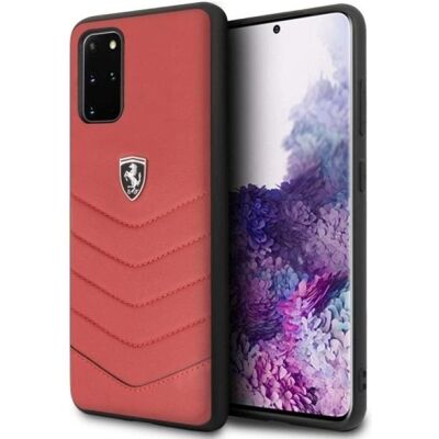 Coque en Cuir Ferrari pour Galaxy S20+ - Durable, Élégante, Compatible sans Fil - Publicité Coque en Cuir Ferrari pour Galaxy S20+ - Durable, Élégante, Compatible sans Fil - Publicité