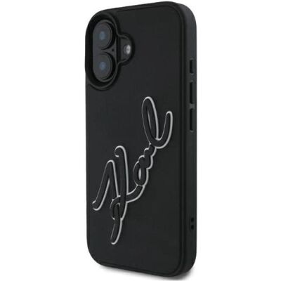 Coque rigide Karl Lagerfeld iPhone 16 - Noir - Étui Smartphone - Publicité Coque rigide Karl Lagerfeld iPhone 16 - Noir - Étui Smartphone - Publicité