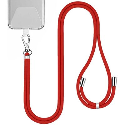 OEM Courroie de cou universelle pour téléphones rouges, Bandoulière pour smartphone, Rouge - Publicité OEM Courroie de cou universelle pour téléphones rouges, Bandoulière pour smartphone, Rouge - Publicité
