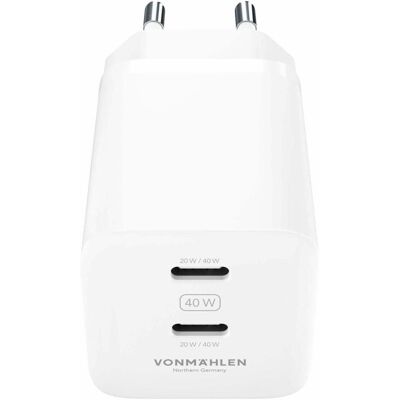 Vonmählen Unity GaN 40W - Blanc - Chargeur - Publicité Vonmählen Unity GaN 40W - Blanc - Chargeur - Publicité