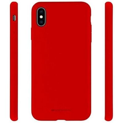 Mercury Silicone iPhone 14 Plus 6,7 czerwonyred (Apple iPhone 14 Plus), Coque pour téléphone portable, Rouge - Publicité Mercury Silicone iPhone 14 Plus 6,7 czerwonyred (Apple iPhone 14 Plus), Coque pour téléphone portable, Rouge - Publicité