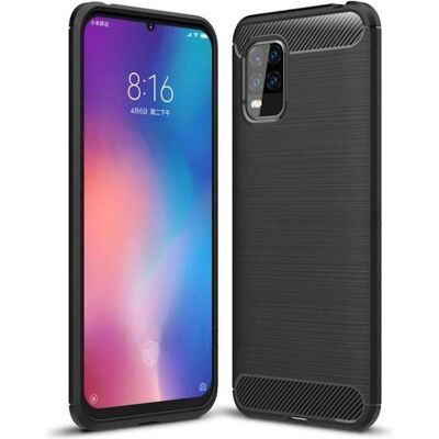 Screenguard Xiaomi Mi 10 Lite Housse Carbon Brushed Soft TPU (Mi 10 Lite), Coque pour téléphone portable, Noir - Publicité Screenguard Xiaomi Mi 10 Lite Housse Carbon Brushed Soft TPU (Mi 10 Lite), Coque pour téléphone portable, Noir - Publicité