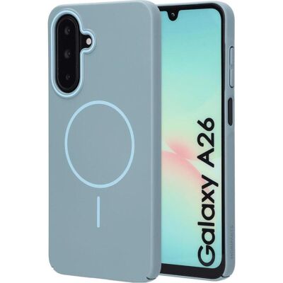 Mobiparts Slim Line Case Samsung Galaxy A26 (MagSafe Compatible) Sage Green (Samsung Galaxy A26), Coque pour téléphone portable, Vert - Publicité Mobiparts Slim Line Case Samsung Galaxy A26 (MagSafe Compatible) Sage Green (Samsung Galaxy A26), Coque pour téléphone portable, Vert - Publicité
