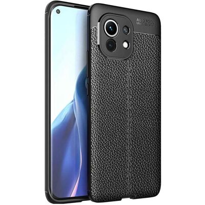 Screenguard Xiaomi Mi 11 Housse en cuir Design TPU Cover (Xiaomi Mi 11), Coque pour téléphone portable, Noir - Publicité Screenguard Xiaomi Mi 11 Housse en cuir Design TPU Cover (Xiaomi Mi 11), Coque pour téléphone portable, Noir - Publicité