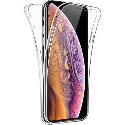 Screenguard 360° Screen & Body Protector Apple iPhone XS Max Housse avec film (Apple iPhone XS Max), Coque pour téléphone portable, Transparent - Publicité Screenguard 360° Screen & Body Protector Apple iPhone XS Max Housse avec film (Apple iPhone XS Max), Coque pour téléphone portable, Transparent - Publicité