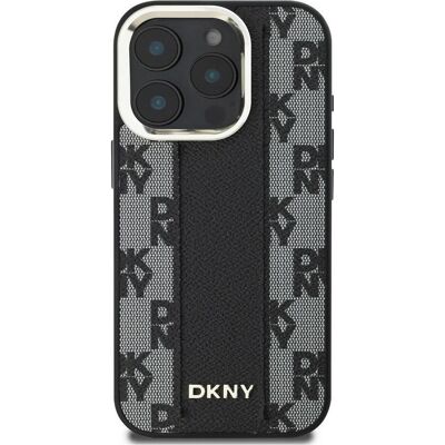 Coque DKNY pour iPhone 16 Pro Max - Motif à carreaux, Noir - Publicité Coque DKNY pour iPhone 16 Pro Max - Motif à carreaux, Noir - Publicité