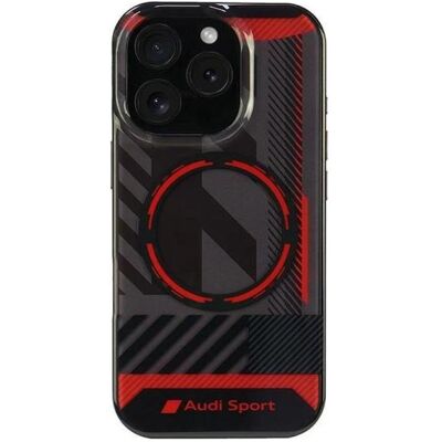 Coque AUDI pour iPhone 16 Pro en Cuir Synthétique Rigide - Publicité Coque AUDI pour iPhone 16 Pro en Cuir Synthétique Rigide - Publicité