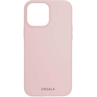 Coque en silicone Onsala pour iPhone 13 Pro Max Sand Pink - Publicité Coque en silicone Onsala pour iPhone 13 Pro Max Sand Pink - Publicité