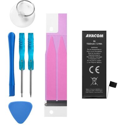 Avacom 616-0718 iPhone 5S/5C Batterie noire - Publicité Avacom 616-0718 iPhone 5S/5C Batterie noire - Publicité