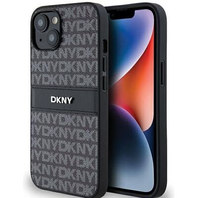 Coque en cuir DKNY pour iPhone 14 - Noir - Étui pour smartphone - Publicité Coque en cuir DKNY pour iPhone 14 - Noir - Étui pour smartphone - Publicité