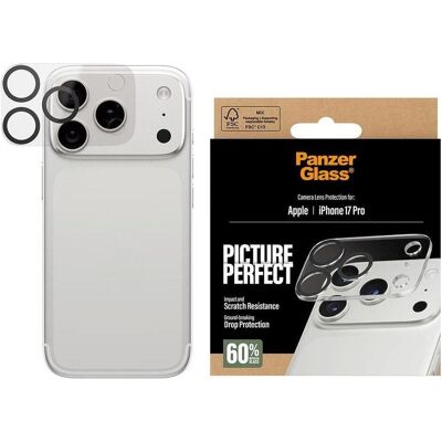 PanzerGlass Picture Perfect (1 pcs, Apple iPhone 17 Pro), Téléphone portable : film de protection, Transparent - Publicité PanzerGlass Picture Perfect (1 pcs, Apple iPhone 17 Pro), Téléphone portable : film de protection, Transparent - Publicité