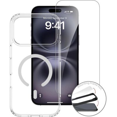 4smarts 360° Premium Protection Set (Apple iPhone 17 Pro Max), Coque pour téléphone portable, Transparent - Publicité 4smarts 360° Premium Protection Set (Apple iPhone 17 Pro Max), Coque pour téléphone portable, Transparent - Publicité