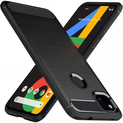 Screenguard Google Pixel 4a Housse Carbon Brushed Soft TPU (Google Pixel 4a), Coque pour téléphone portable, Noir - Publicité Screenguard Google Pixel 4a Housse Carbon Brushed Soft TPU (Google Pixel 4a), Coque pour téléphone portable, Noir - Publicité