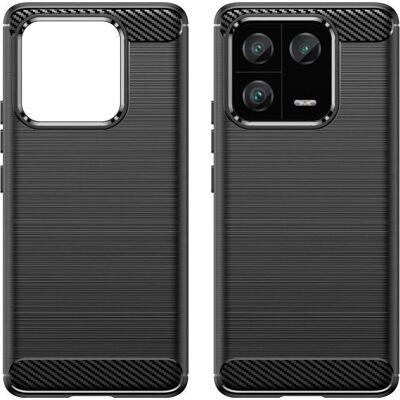 Screenguard Xiaomi 13 Pro Housse Carbon Brushed Soft TPU (Xiaomi 13 Pro), Coque pour téléphone portable, Noir - Publicité Screenguard Xiaomi 13 Pro Housse Carbon Brushed Soft TPU (Xiaomi 13 Pro), Coque pour téléphone portable, Noir - Publicité