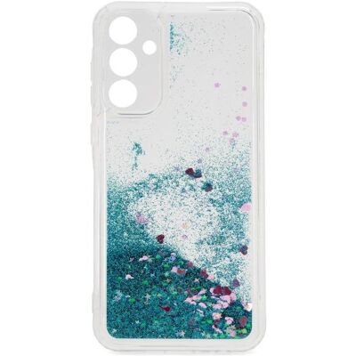 iLike Etui silicone Galaxy A35 Water Glitter (Samsung Galaxy A35), Coque pour téléphone portable, Bleu - Publicité iLike Etui silicone Galaxy A35 Water Glitter (Samsung Galaxy A35), Coque pour téléphone portable, Bleu - Publicité