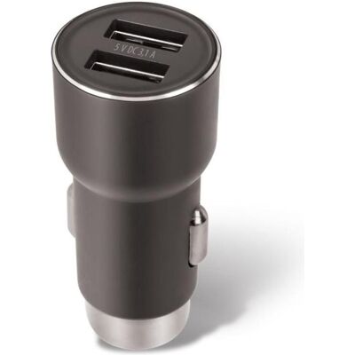 Chargeur voiture Forever CC-04 - 2 USB 3.1A - Noir - Publicité Chargeur voiture Forever CC-04 - 2 USB 3.1A - Noir - Publicité