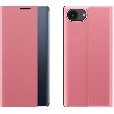 Hurtel Back panel cover New Sleep Case iPhone 16e Flip Cover with Stand - Pink (Apple iPhone 16e, Apple iPhone 17e), Coque pour téléphone portable, Pink - Publicité Hurtel Back panel cover New Sleep Case iPhone 16e Flip Cover with Stand - Pink (Apple iPhone 16e, Apple iPhone 17e), Coque pour téléphone portable, Pink - Publicité