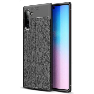 Screenguard Samsung Galaxy Note10 Housse en cuir Design TPU Cover (Samsung Galaxy Note 10), Coque pour téléphone portable, Noir - Publicité Screenguard Samsung Galaxy Note10 Housse en cuir Design TPU Cover (Samsung Galaxy Note 10), Coque pour téléphone portable, Noir - Publicité