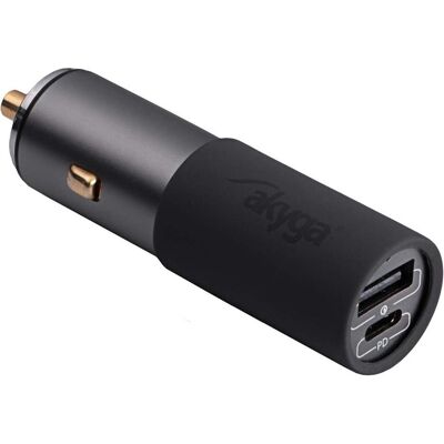 Chargeur voiture Akyga AK-CH-26 - USB-A, USB-C - Publicité Chargeur voiture Akyga AK-CH-26 - USB-A, USB-C - Publicité