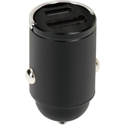 Mobiparts Car Charger 2-port 30W PD Fast Charging Black V2, Adaptateur pour véhicule, Noir - Publicité Mobiparts Car Charger 2-port 30W PD Fast Charging Black V2, Adaptateur pour véhicule, Noir - Publicité