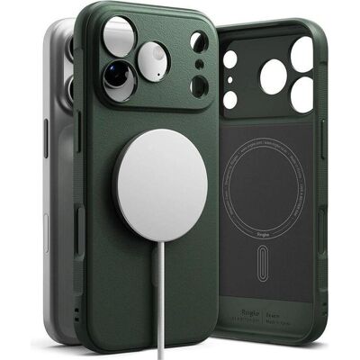 Ringke Onyx Magnetic MagSafe Case für iPhone 17 Pro - Grün (Apple iPhone 17 Pro), Coque pour téléphone portable, Vert - Publicité Ringke Onyx Magnetic MagSafe Case für iPhone 17 Pro - Grün (Apple iPhone 17 Pro), Coque pour téléphone portable, Vert - Publicité
