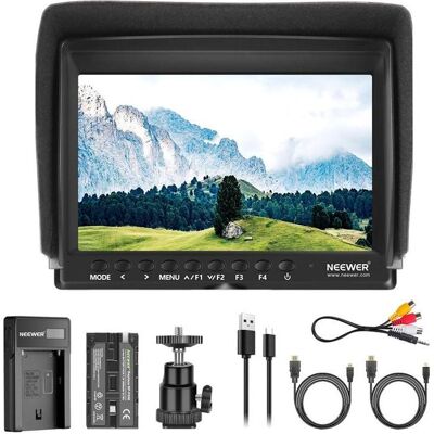 Neewer F100 Field Monitor + USB Charger + Battery Kit, Chargeur de batterie - Publicité Neewer F100 Field Monitor + USB Charger + Battery Kit, Chargeur de batterie - Publicité