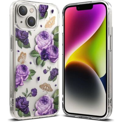 Ringke Fusion Design Armored Case Cover with Gel Frame for iPhone 14 Plus transparent (Purple rose) (Apple iPhone 14 Plus), Coque pour téléphone portable, Violet, Rose, Transparent - Publicité Ringke Fusion Design Armored Case Cover with Gel Frame for iPhone 14 Plus transparent (Purple rose) (Apple iPhone 14 Plus), Coque pour téléphone portable, Violet, Rose, Transparent - Publicité