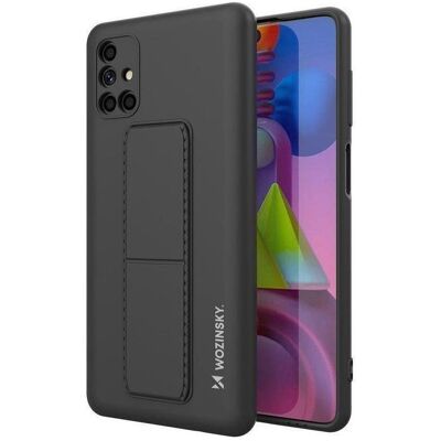Wozinsky Kickstand Case silicone stand cover for Samsung Galaxy M51 black (Samsung Galaxy M51), Coque pour téléphone portable, Noir - Publicité Wozinsky Kickstand Case silicone stand cover for Samsung Galaxy M51 black (Samsung Galaxy M51), Coque pour téléphone portable, Noir - Publicité