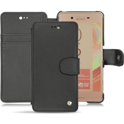 Noreve Housse cuir portefeuille (Sony Xperia X Performance), Coque pour téléphone portable, Noir - Publicité Noreve Housse cuir portefeuille (Sony Xperia X Performance), Coque pour téléphone portable, Noir - Publicité