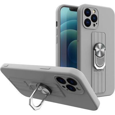 Hurtel Ring Case étui en silicone avec grip pour les doigts et support pour Samsung Galaxy A72 4G argenté (Samsung Galaxy A72), Coque pour téléphone portable, Argent - Publicité Hurtel Ring Case étui en silicone avec grip pour les doigts et support pour Samsung Galaxy A72 4G argenté (Samsung Galaxy A72), Coque pour téléphone portable, Argent - Publicité