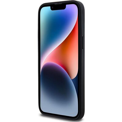 Étui DKNY pour iPhone 15 Pro Max en Cuir Monogramme - Noir - Publicité Étui DKNY pour iPhone 15 Pro Max en Cuir Monogramme - Noir - Publicité