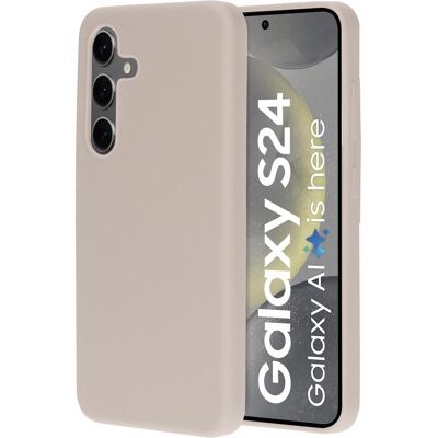 Mobiparts Silicone Cover Samsung Galaxy S24 Soft Salmon (Samsung Galaxy S24), Coque pour téléphone portable, Pink, Beige - Publicité Mobiparts Silicone Cover Samsung Galaxy S24 Soft Salmon (Samsung Galaxy S24), Coque pour téléphone portable, Pink, Beige - Publicité