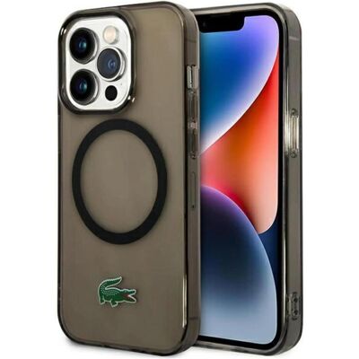 Lacoste LCHMP14XULOK iPhone 14 Pro Max 6.7" czarny/black étui rigide transparent MagSafe (Apple iPhone 14 Pro Max), Coque pour téléphone portable, Noir - Publicité Lacoste LCHMP14XULOK iPhone 14 Pro Max 6.7" czarny/black étui rigide transparent MagSafe (Apple iPhone 14 Pro Max), Coque pour téléphone portable, Noir - Publicité