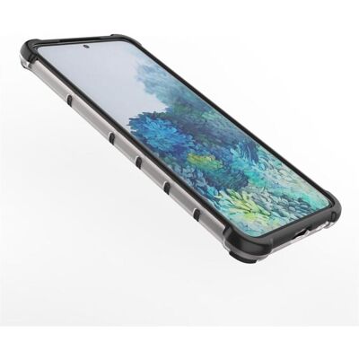 Coque Honeycomb Bleue pour Galaxy S21+ 5G - Protection & Style - Publicité Coque Honeycomb Bleue pour Galaxy S21+ 5G - Protection & Style - Publicité