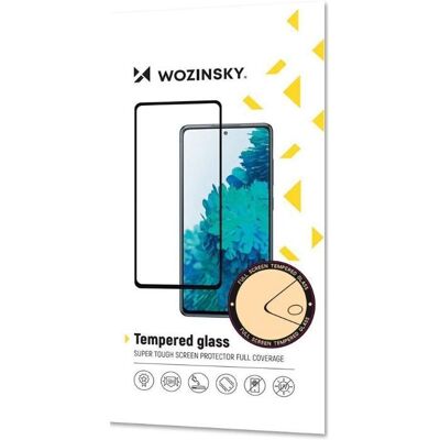 Protection d'écran Wozinsky pour iPhone 14 / 13 / 13 Pro - Convivial avec coques - Transparent / Bord noir - Publicité Protection d'écran Wozinsky pour iPhone 14 / 13 / 13 Pro - Convivial avec coques - Transparent / Bord noir - Publicité