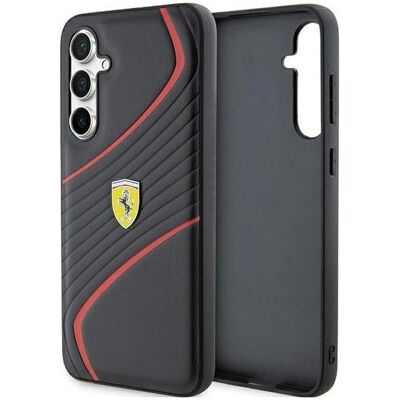 Coque Ferrari pour Samsung Galaxy S23 FE - Carbon Twist - Publicité Coque Ferrari pour Samsung Galaxy S23 FE - Carbon Twist - Publicité